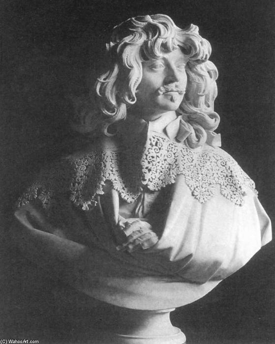 Wikioo.org - The Encyclopedia of Fine Arts - Painting, Artwork by Gian Lorenzo Bernini - Bust of Thomas Baker