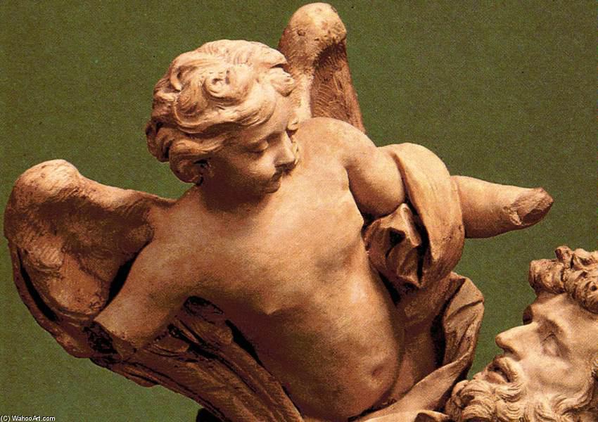 WikiOO.org - Güzel Sanatlar Ansiklopedisi - Resim, Resimler Gian Lorenzo Bernini - Habakkuk and the Angel (detail)
