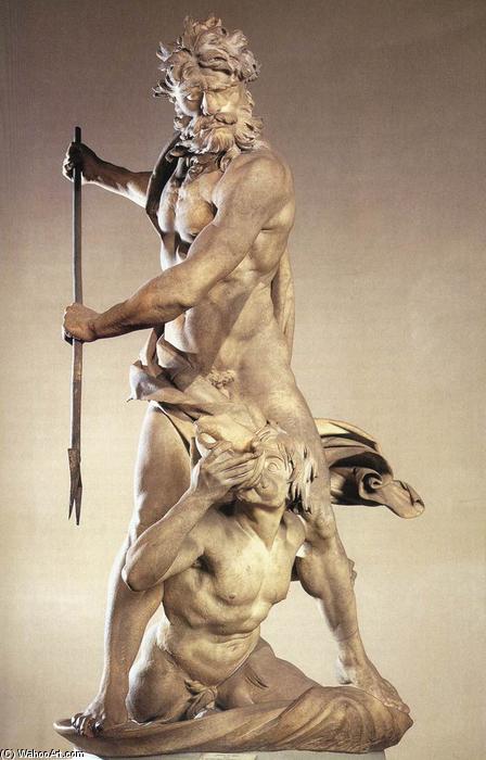 WikiOO.org – 美術百科全書 - 繪畫，作品 Gian Lorenzo Bernini - 海王星和海卫