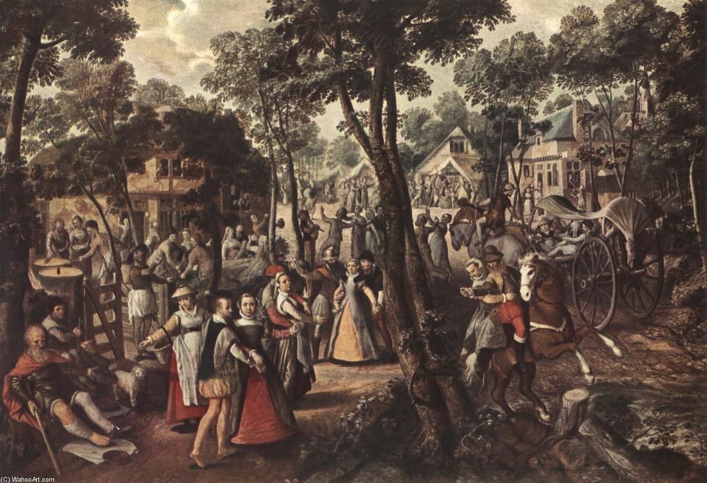 Wikioo.org - The Encyclopedia of Fine Arts - Painting, Artwork by Joachim Beuckelaer - Village Feast