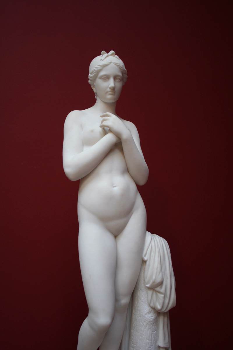 WikiOO.org - Encyclopedia of Fine Arts - Malba, Artwork Hermann Wilhelm Bissen - Bathing Girl