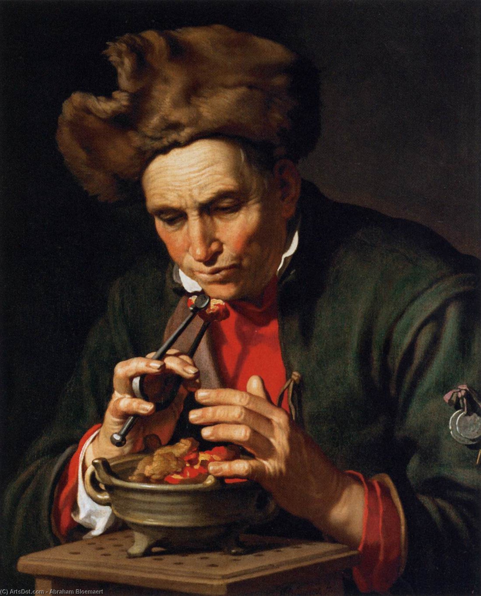 Wikioo.org - The Encyclopedia of Fine Arts - Painting, Artwork by Abraham Bloemaert - Allegory of Winter