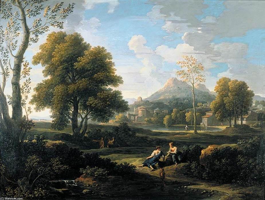 WikiOO.org - Енциклопедия за изящни изкуства - Живопис, Произведения на изкуството Jan Frans Van Bloemen - Classical Landscape