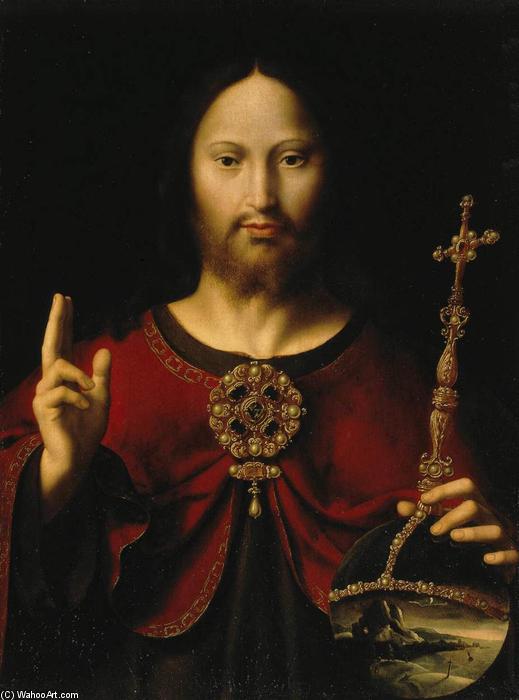 Wikioo.org - The Encyclopedia of Fine Arts - Painting, Artwork by Jerónimo De Bobadilla - Christ the Saviour