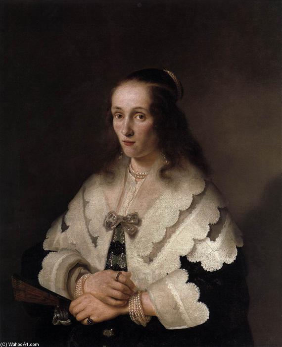 Wikioo.org - The Encyclopedia of Fine Arts - Painting, Artwork by Ferdinand Bol - Portrait of a Woman