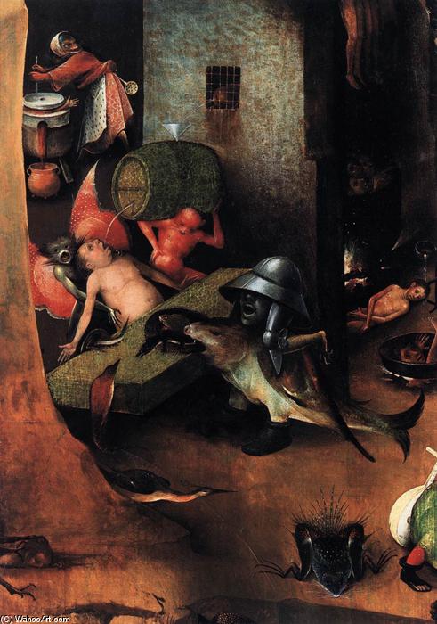 WikiOO.org – 美術百科全書 - 繪畫，作品 Hieronymus Bosch - 最后的审判 三联  详细