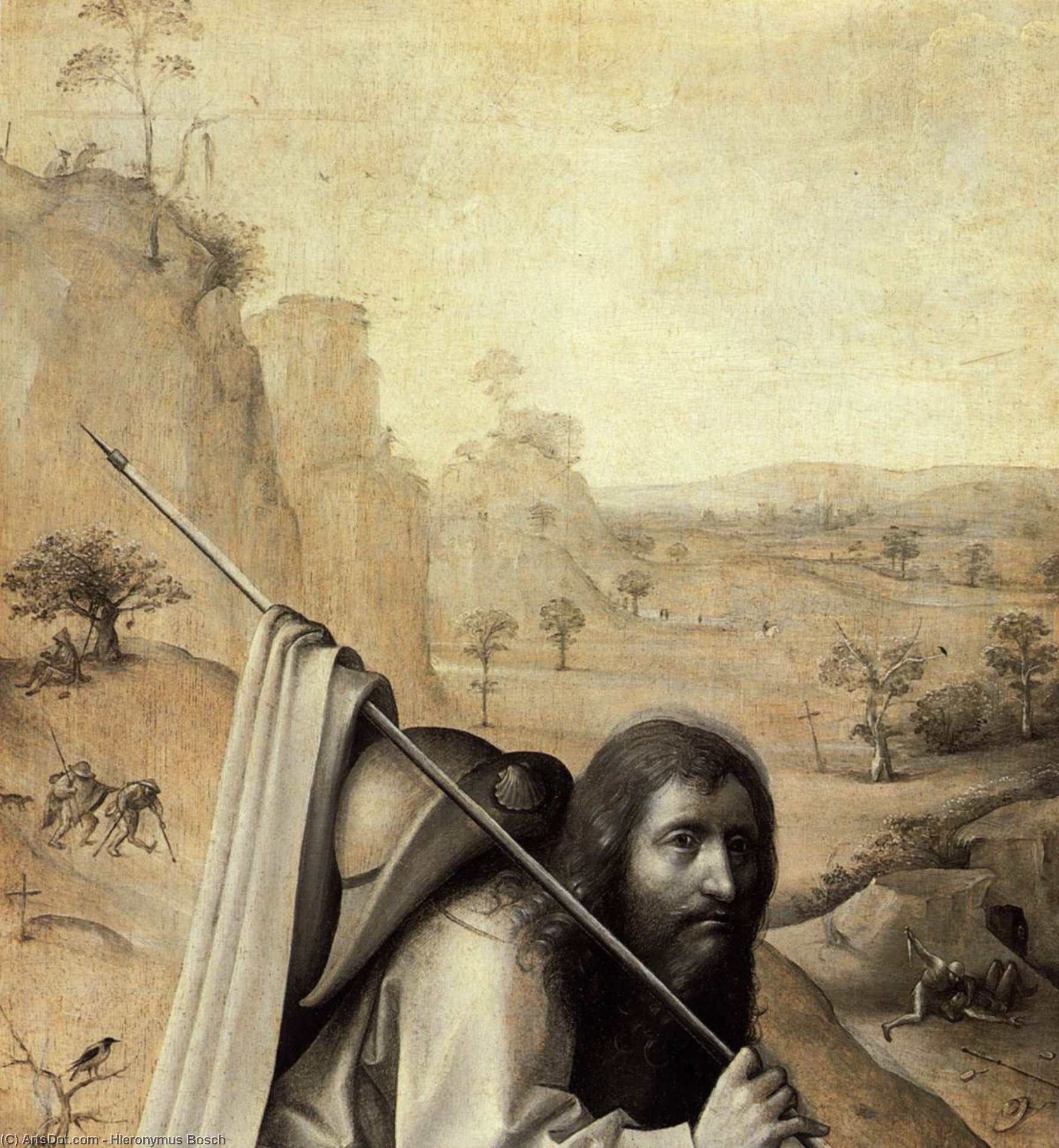 WikiOO.org - Encyclopedia of Fine Arts - Festés, Grafika Hieronymus Bosch - Last Judgement Triptych (detail)