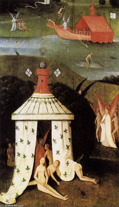 Wikioo.org - The Encyclopedia of Fine Arts - Painting, Artwork by Hieronymus Bosch - Last Judgment (fragment of Paradise)