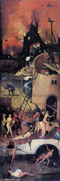 WikiOO.org - Encyclopedia of Fine Arts - Maleri, Artwork Hieronymus Bosch - Triptych of Haywain (right wing)