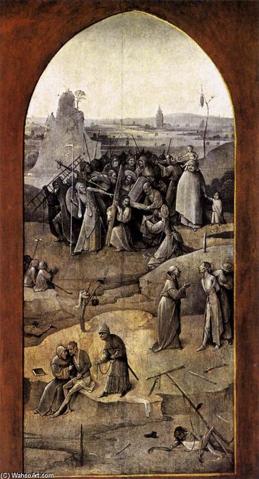 Wikioo.org – L'Enciclopedia delle Belle Arti - Pittura, Opere di Hieronymus Bosch - trittico delle tentazioni di sant antonio ( esterno destro ala )