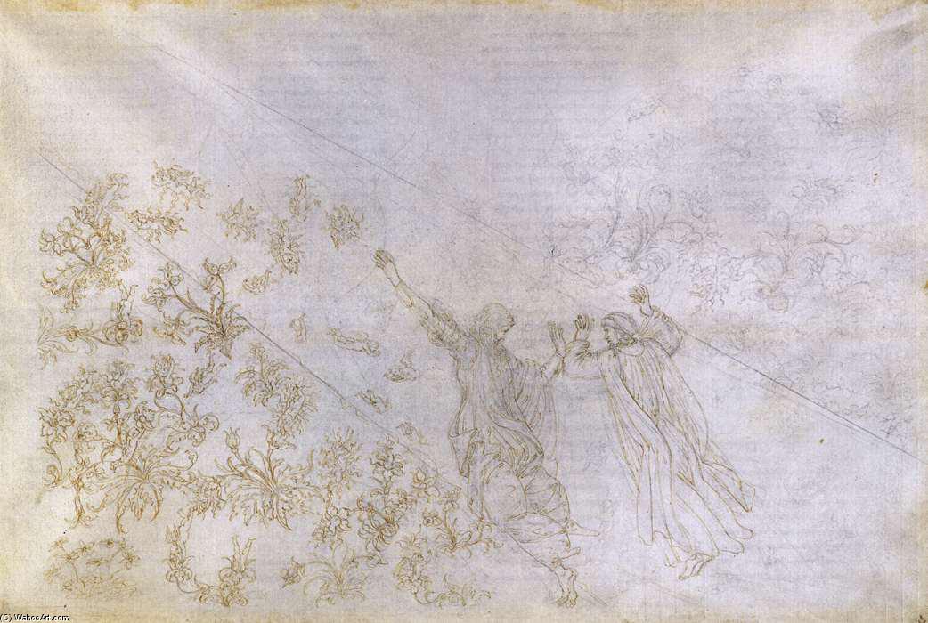 Wikioo.org – La Enciclopedia de las Bellas Artes - Pintura, Obras de arte de Sandro Botticelli - Paraíso, Canto XXX