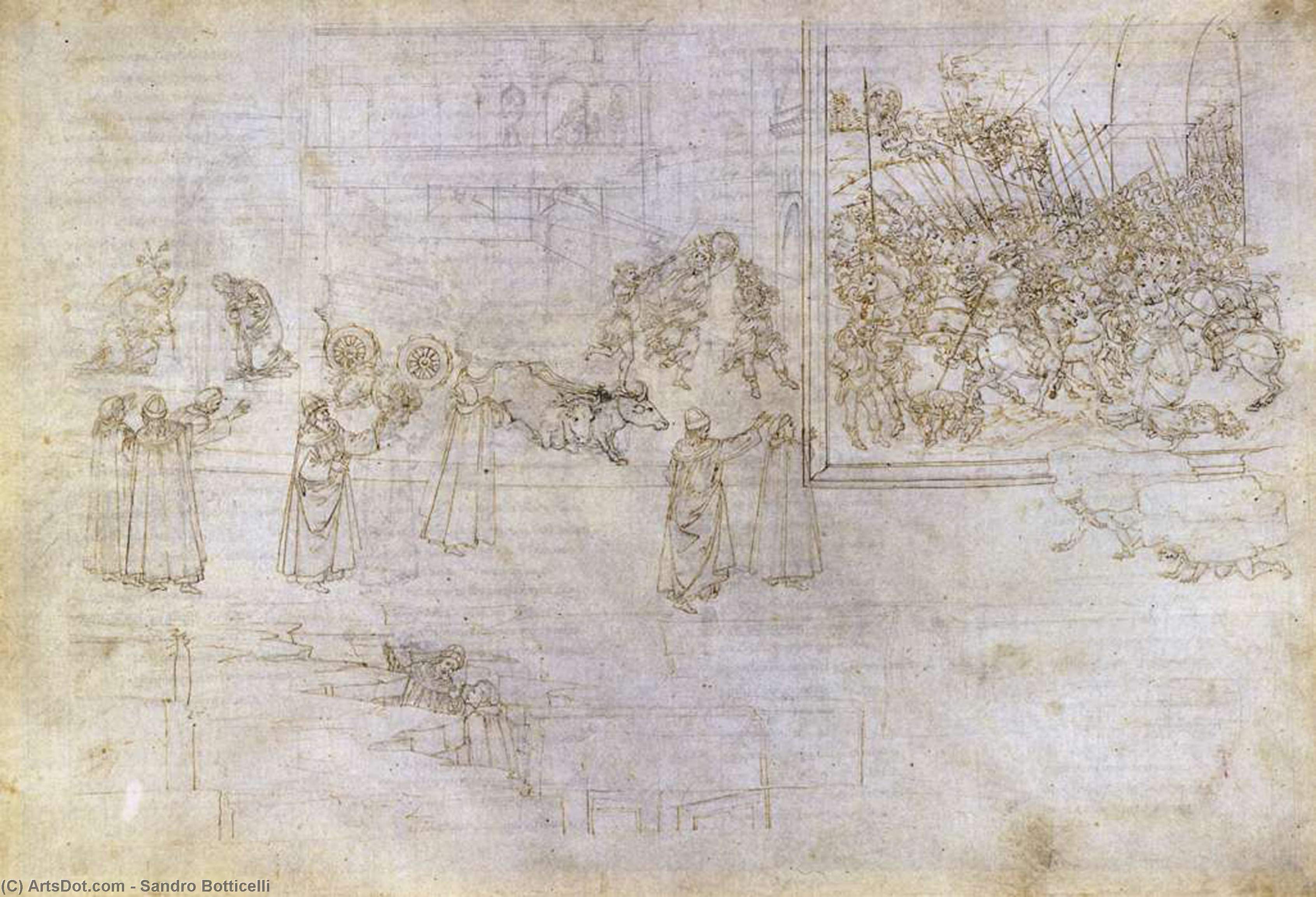 WikiOO.org - אנציקלופדיה לאמנויות יפות - ציור, יצירות אמנות Sandro Botticelli - Purgatory X