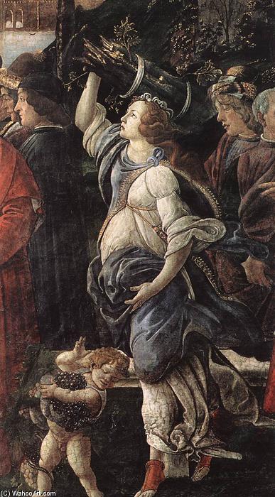 Wikioo.org - The Encyclopedia of Fine Arts - Painting, Artwork by Sandro Botticelli - Three Temptations of Christ (detail) (12)