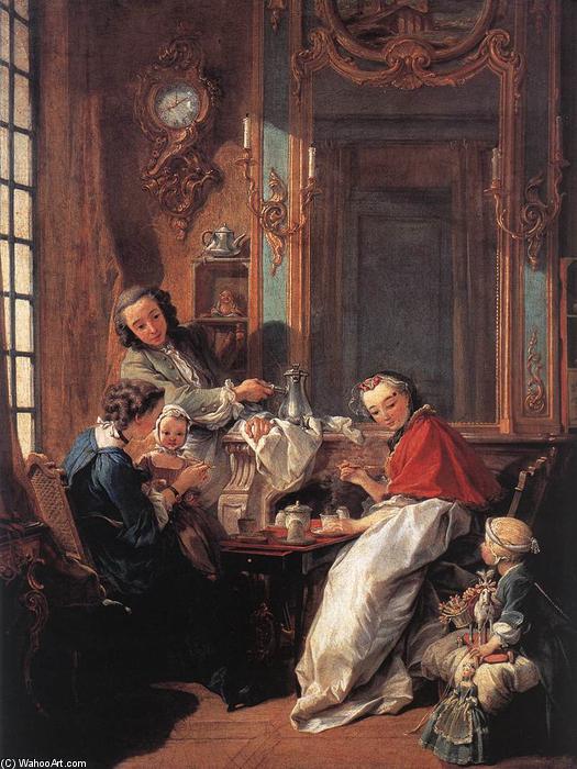 WikiOO.org - Encyclopedia of Fine Arts - Malba, Artwork François Boucher - The Afternoon Meal