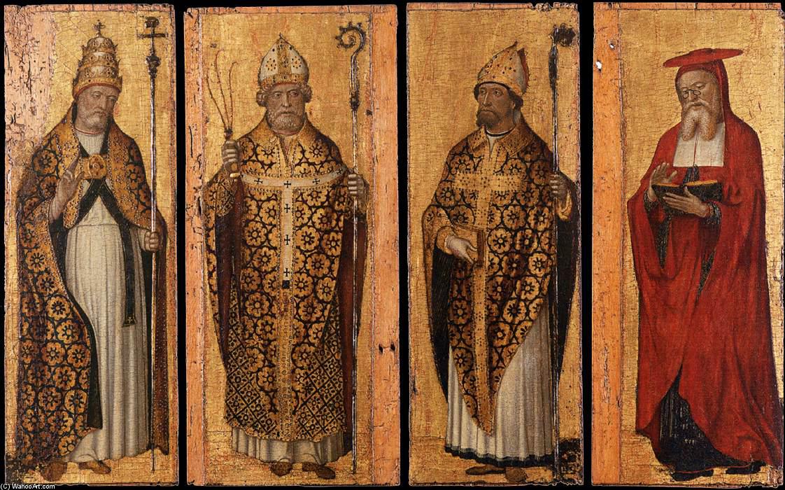 WikiOO.org - Encyclopedia of Fine Arts - Maalaus, taideteos Carlo Braccesco - Four Doctors of the Church
