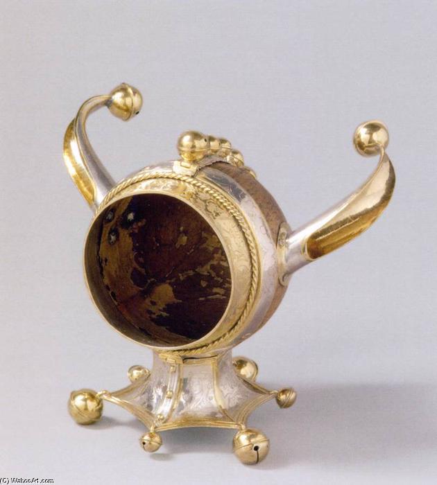 WikiOO.org - Güzel Sanatlar Ansiklopedisi - Resim, Resimler Leonhard I Bräm - Cup in the shape of a fool's head