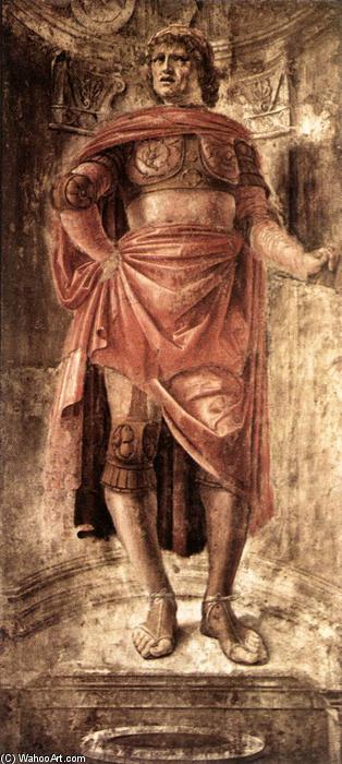 WikiOO.org - Enciklopedija dailės - Tapyba, meno kuriniai Donato Bramante - Man with a Broadsword