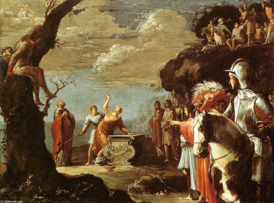 WikiOO.org - Encyclopedia of Fine Arts - Lukisan, Artwork Leonaert Bramer - The Sacrifice of Iphigenia