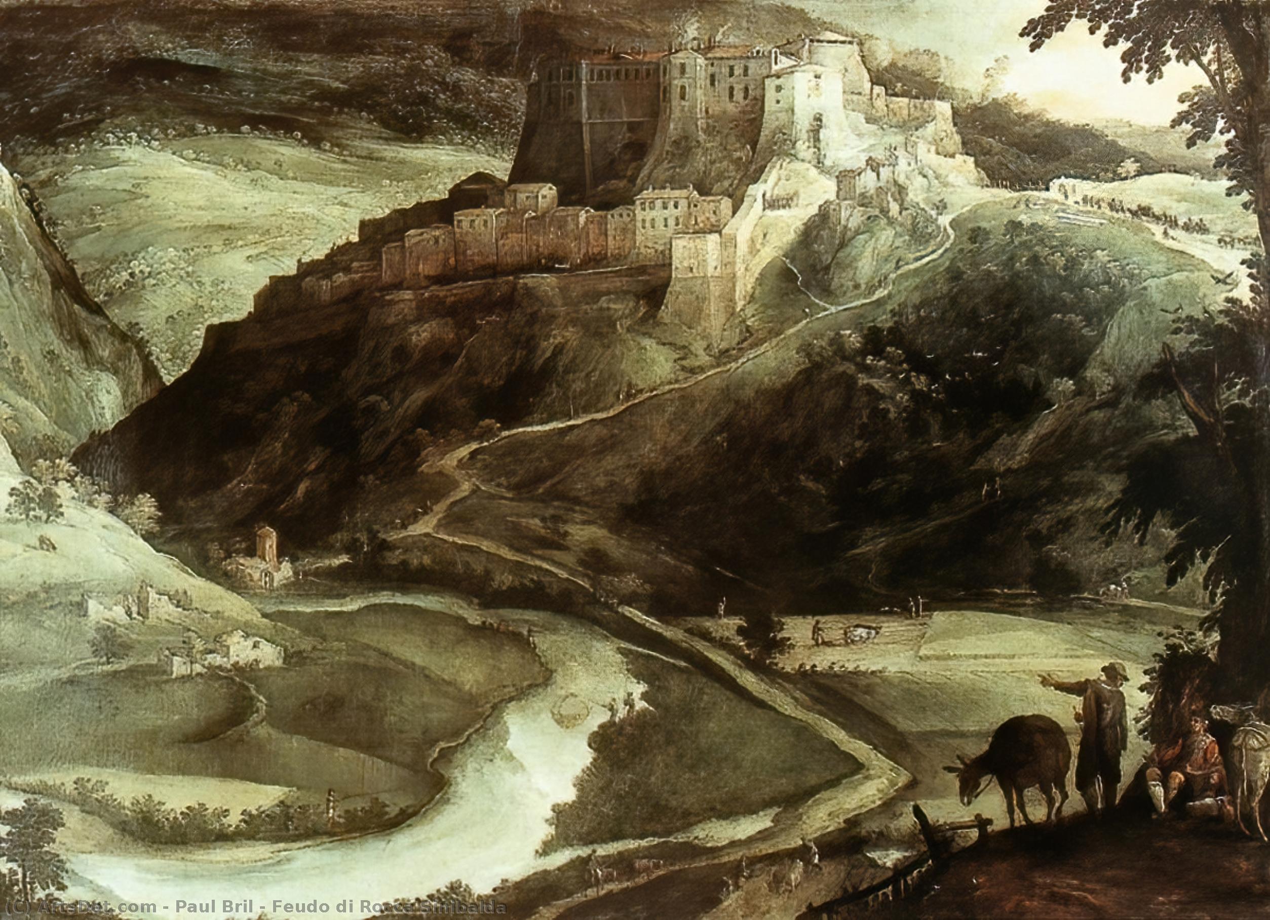 WikiOO.org - Encyclopedia of Fine Arts - Maleri, Artwork Paul Bril - Feudo di Rocca Sinibalda