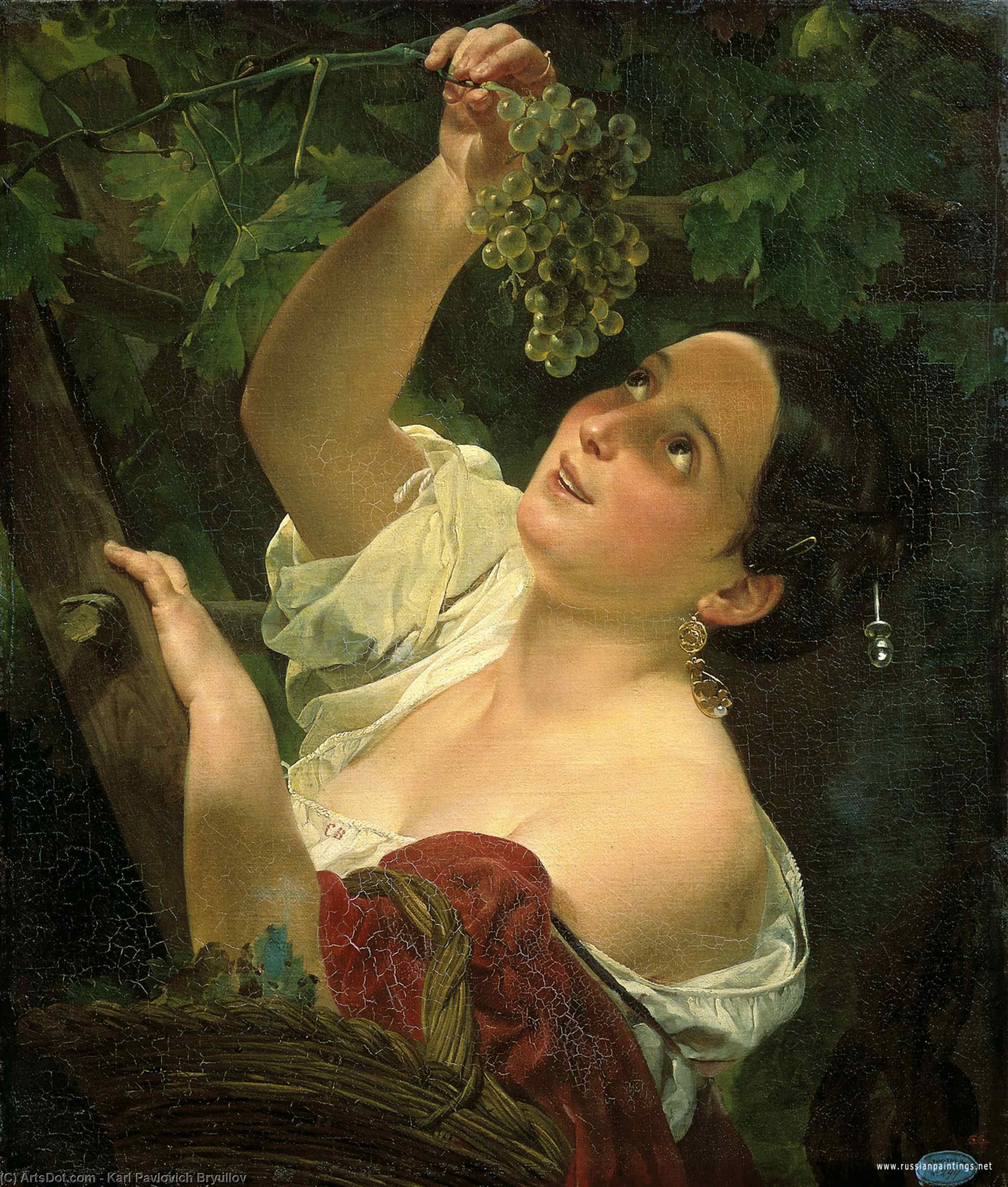 Wikioo.org - The Encyclopedia of Fine Arts - Painting, Artwork by Karl Pavlovich Bryullov - Italian Midday