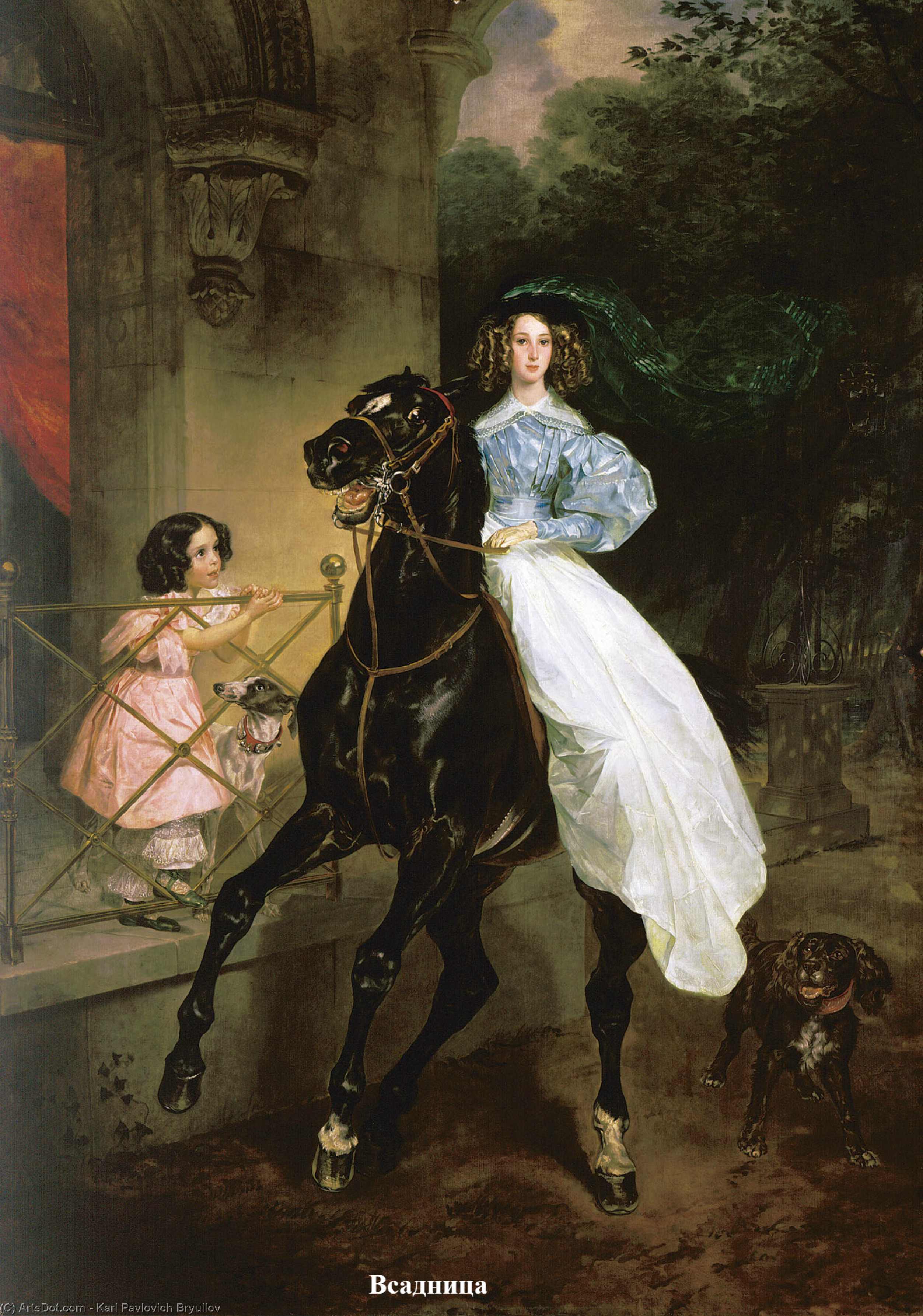 Wikioo.org - The Encyclopedia of Fine Arts - Painting, Artwork by Karl Pavlovich Bryullov - The Rider