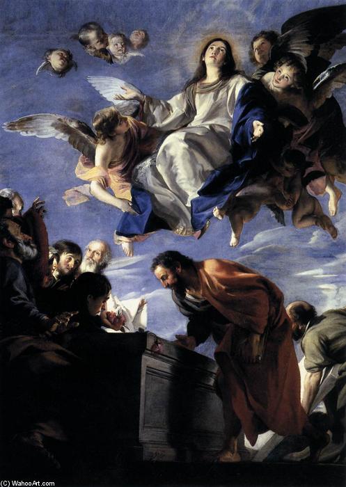 WikiOO.org - Encyclopedia of Fine Arts - Maalaus, taideteos Juan Martín Cabezalero - Assumption of the Virgin