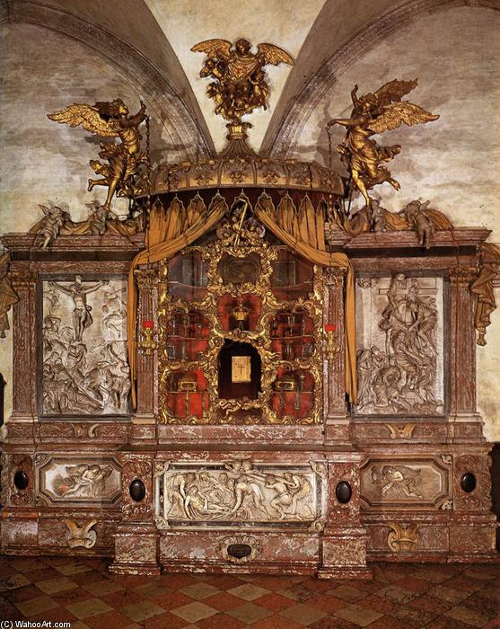 Wikioo.org – La Enciclopedia de las Bellas Artes - Pintura, Obras de arte de Francesco Cabianca - Altar de las Reliquias