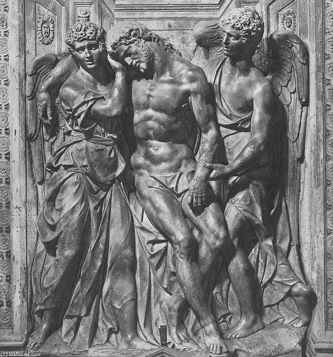 WikiOO.org - Encyclopedia of Fine Arts - Schilderen, Artwork Girolamo Campagna - Man of Sorrows