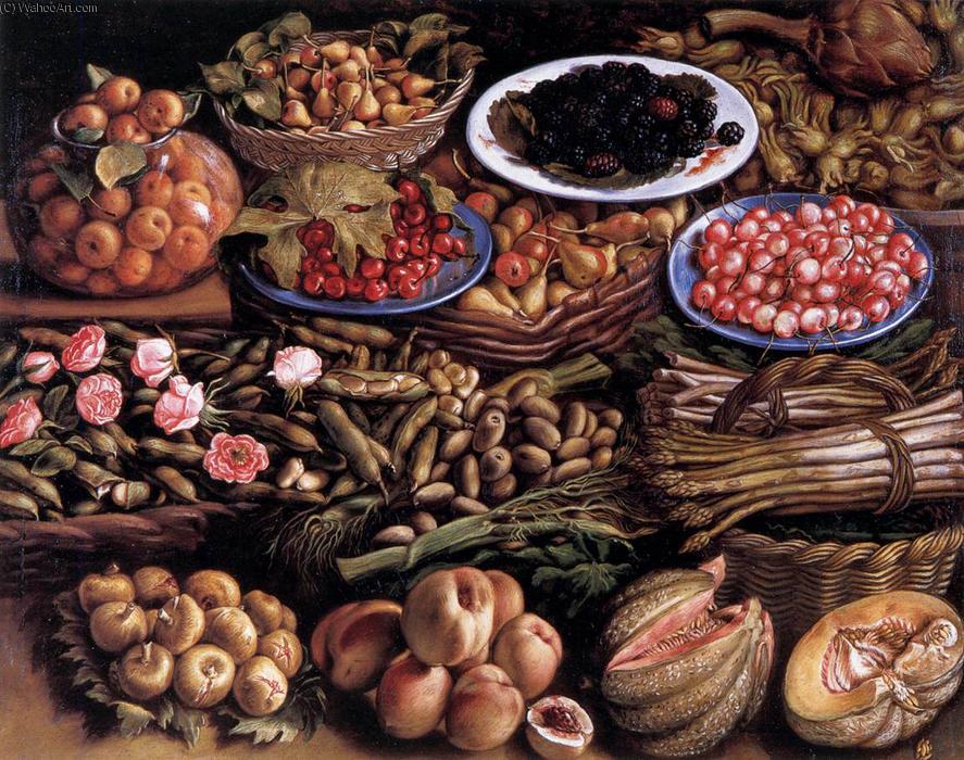 Wikioo.org - The Encyclopedia of Fine Arts - Painting, Artwork by Vincenzo Campi - Still-Life