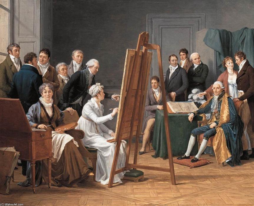 Wikioo.org - The Encyclopedia of Fine Arts - Painting, Artwork by Marie Gabrielle Capet - Studio Scene