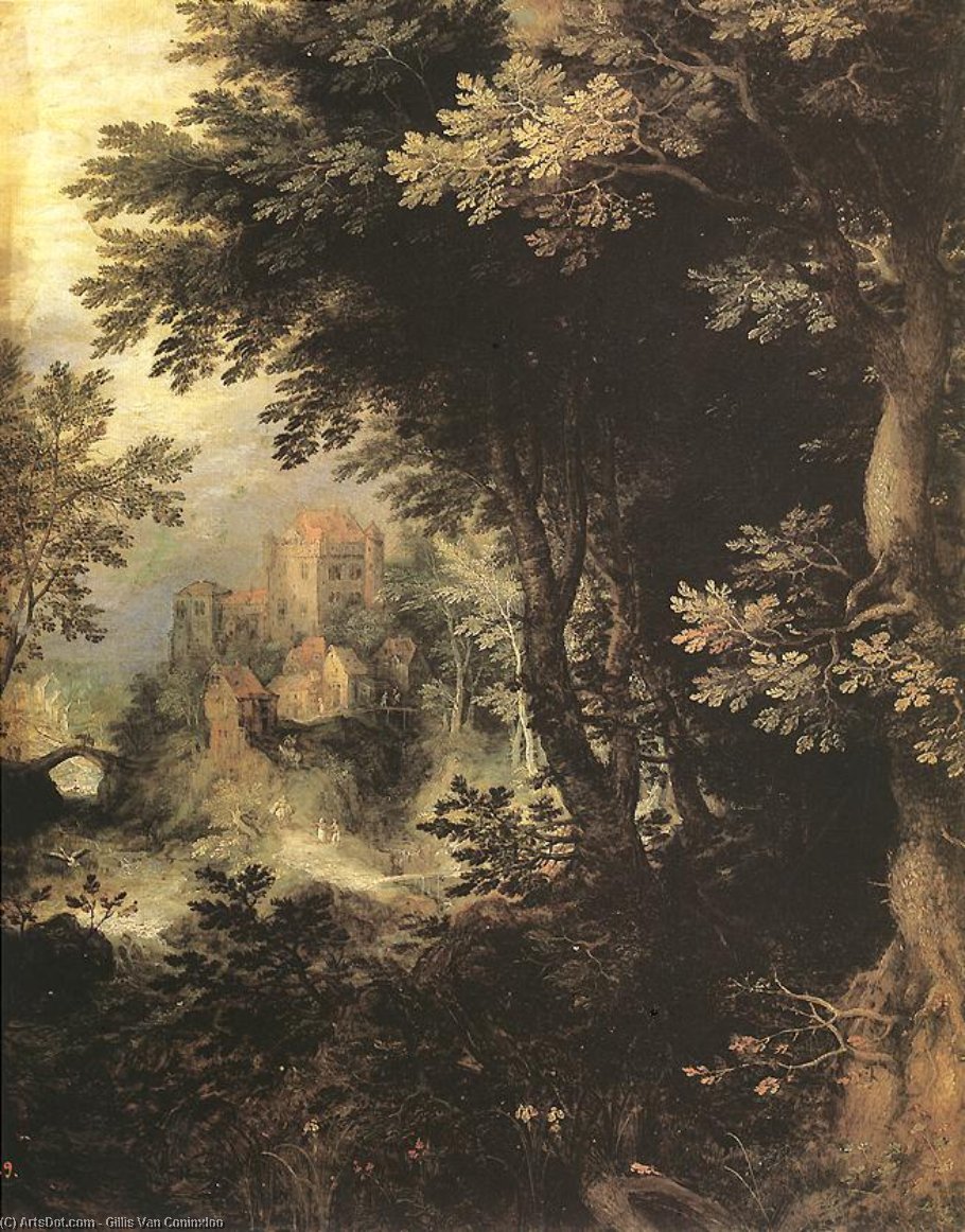 Wikioo.org - The Encyclopedia of Fine Arts - Painting, Artwork by Gillis Van Coninxloo - Landscape
