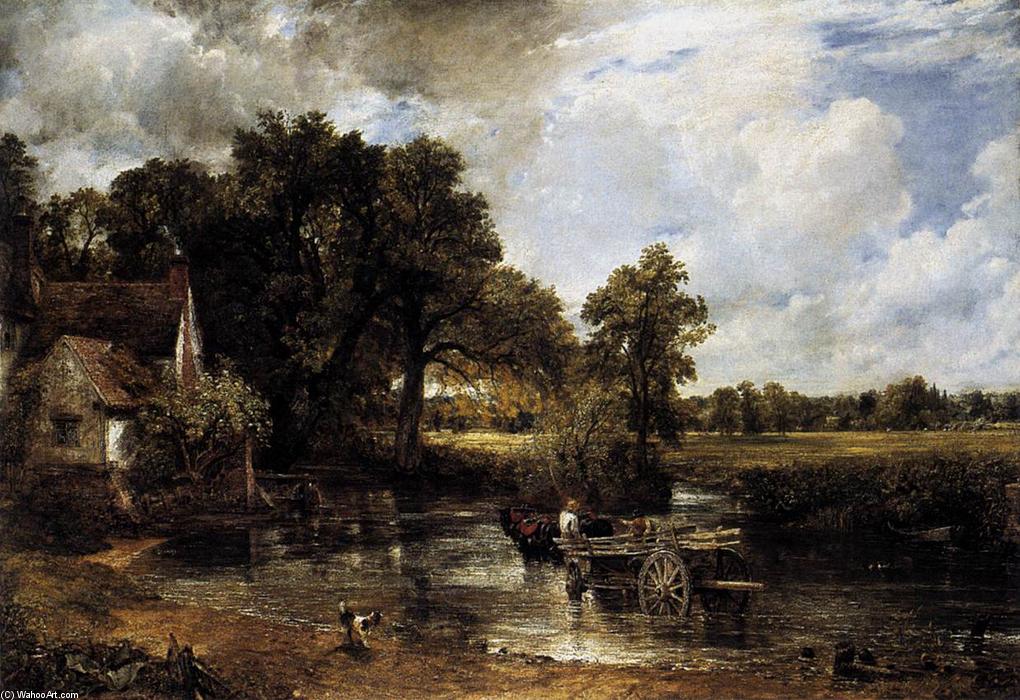WikiOO.org – 美術百科全書 - 繪畫，作品 John Constable - 的 Hay-Wain