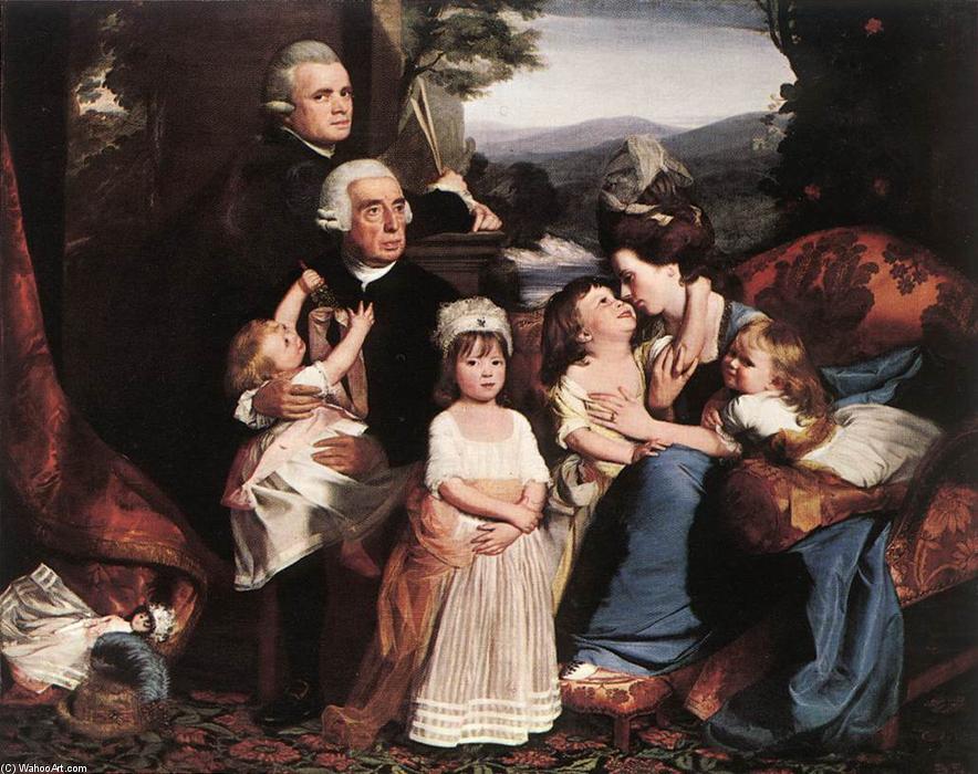 Wikioo.org – L'Enciclopedia delle Belle Arti - Pittura, Opere di John Singleton Copley - La famiglia Copley