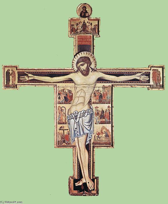 Wikioo.org - สารานุกรมวิจิตรศิลป์ - จิตรกรรม Coppo Di Marcovaldo - Crucifix