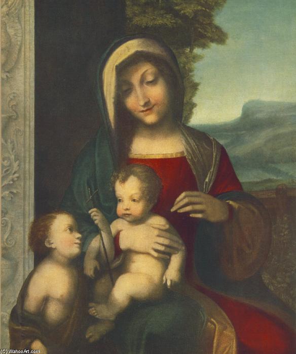 Wikioo.org - The Encyclopedia of Fine Arts - Painting, Artwork by Antonio Allegri Da Correggio - Madonna