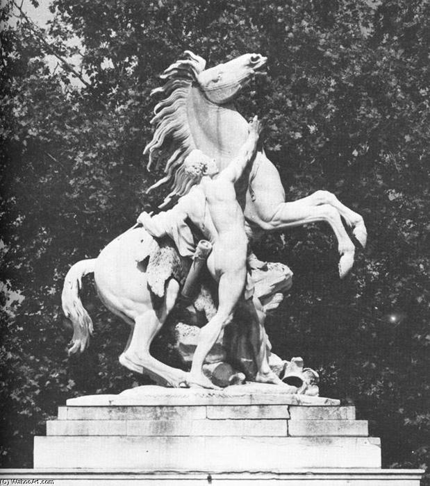 WikiOO.org - Enciklopedija dailės - Tapyba, meno kuriniai Guillaume Coustou The Elder - Horse Tamer from Marly-le-Roi (10)