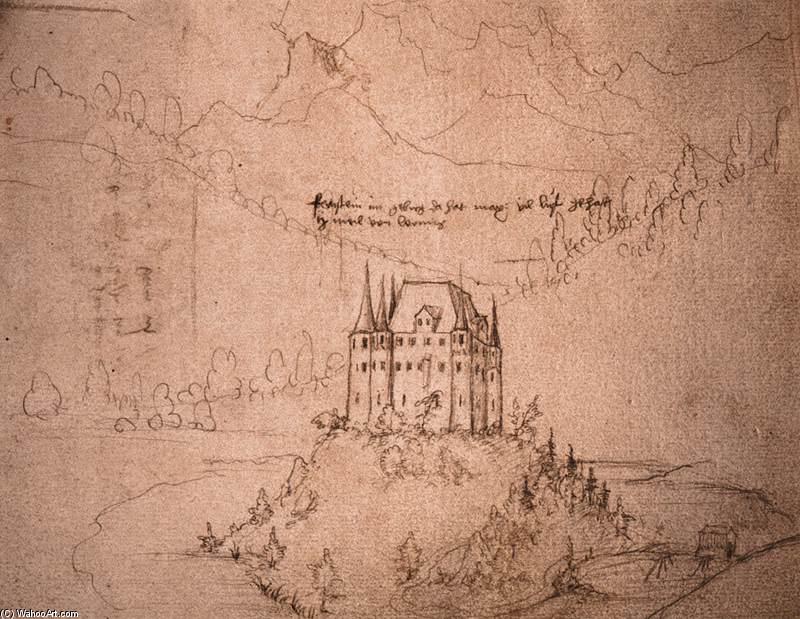 Wikioo.org – L'Enciclopedia delle Belle Arti - Pittura, Opere di Hans Cranach - Sketchbook Viaggi (folio 2v)