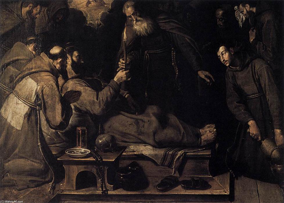 Wikioo.org - The Encyclopedia of Fine Arts - Painting, Artwork by Bartolomé Carducho - Death of St Francis