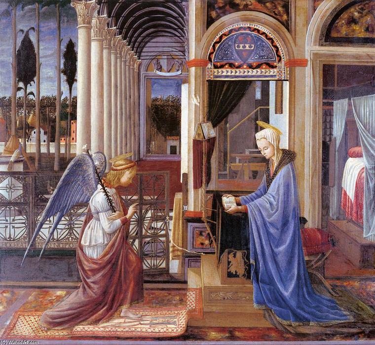 Wikioo.org - The Encyclopedia of Fine Arts - Painting, Artwork by Fra Carnevale - The Annunciation