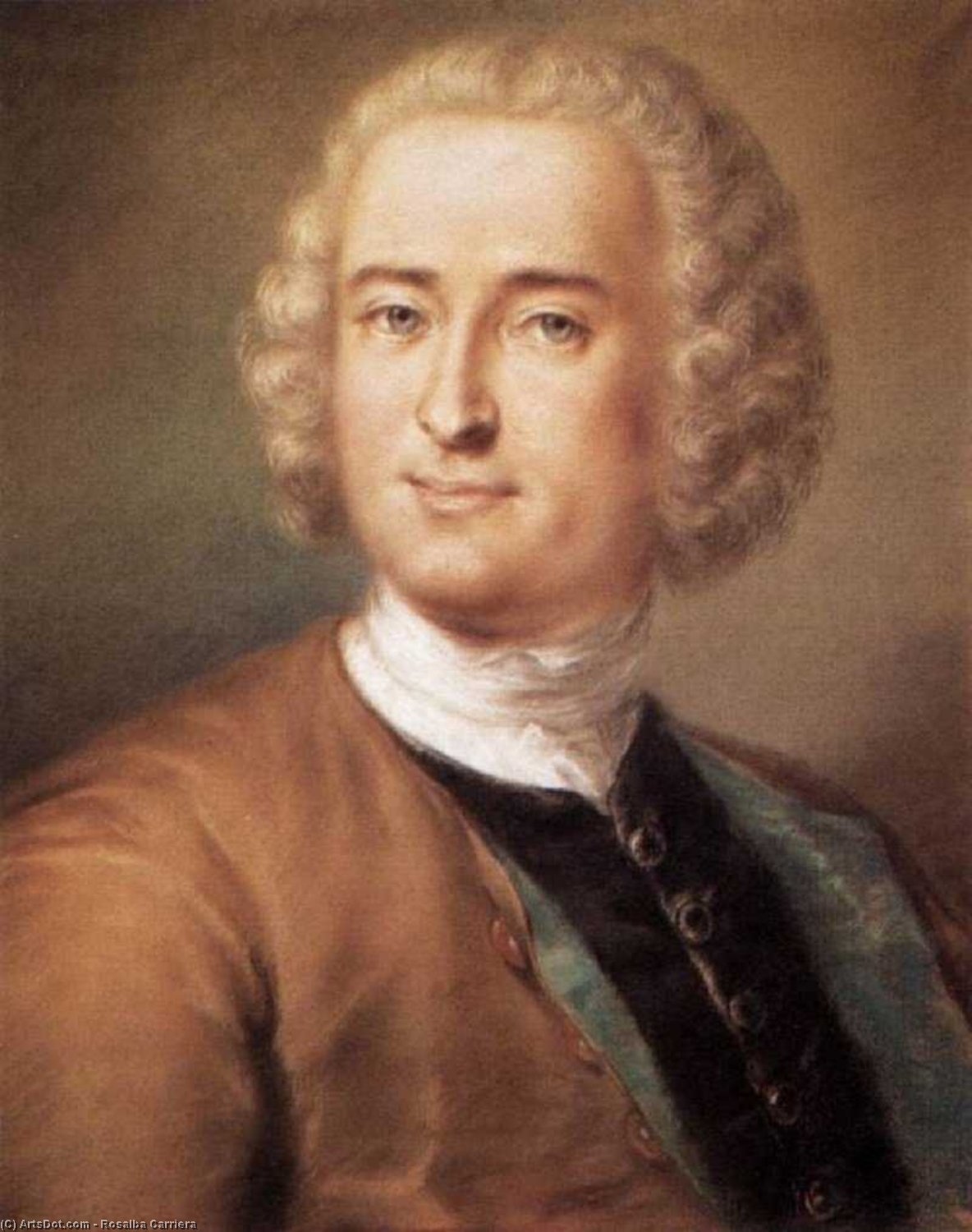 Wikioo.org - The Encyclopedia of Fine Arts - Painting, Artwork by Rosalba Carriera - Portrait of a Man