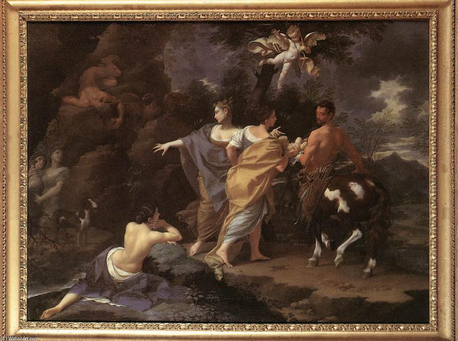 Wikioo.org - The Encyclopedia of Fine Arts - Painting, Artwork by Donato Creti - Achilles Handing over to Chiron