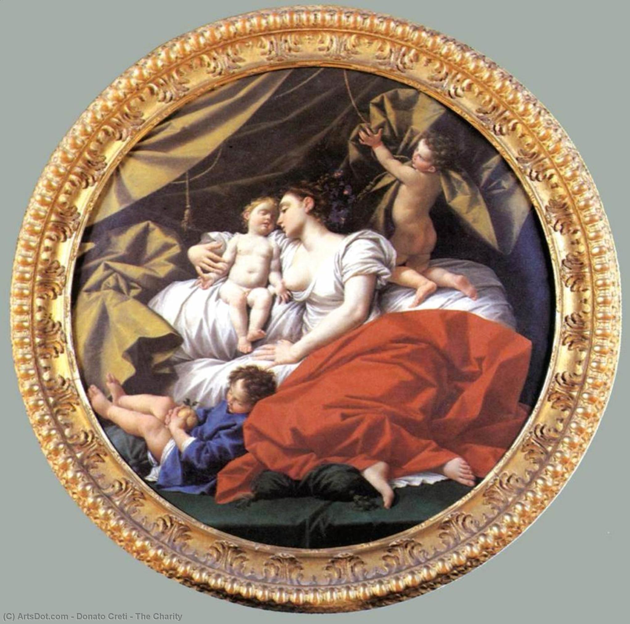 WikiOO.org - Encyclopedia of Fine Arts - Maalaus, taideteos Donato Creti - The Charity