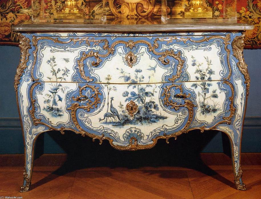 Wikioo.org - The Encyclopedia of Fine Arts - Painting, Artwork by Matthieu Criaerd - Commode Painted in Vernis Martin