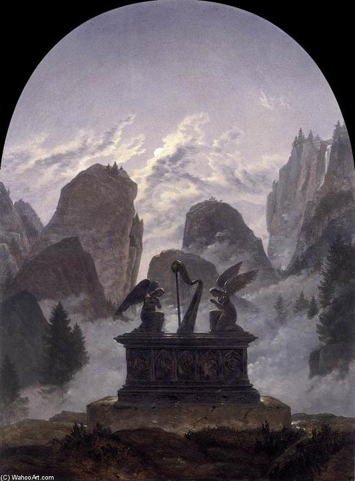 Wikioo.org – L'Enciclopedia delle Belle Arti - Pittura, Opere di Carl Gustav Carus - Il Monumento Goethe