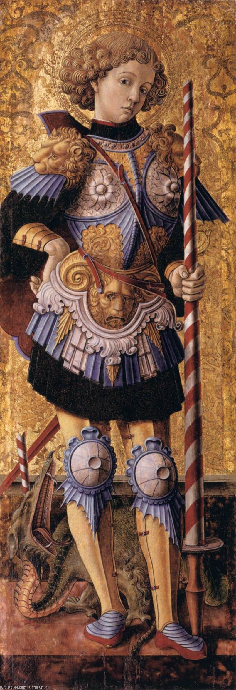 Wikioo.org - The Encyclopedia of Fine Arts - Painting, Artwork by Carlo Crivelli - St George