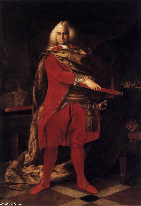 WikiOO.org - Енциклопедия за изящни изкуства - Живопис, Произведения на изкуството Bernardino Castelli - Portrait of the Nobleman Francesco Falier