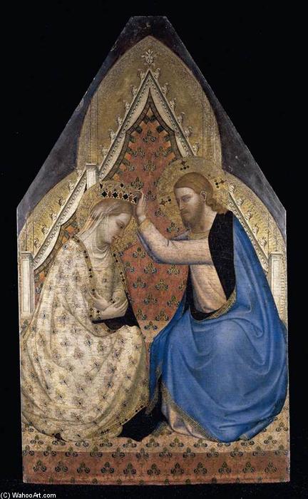 Wikioo.org – La Enciclopedia de las Bellas Artes - Pintura, Obras de arte de Bernardo Daddi - el coronación de la virgen