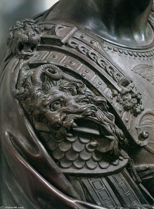 WikiOO.org - אנציקלופדיה לאמנויות יפות - ציור, יצירות אמנות Benvenuto Cellini - Bust of Cosimo I (detail)