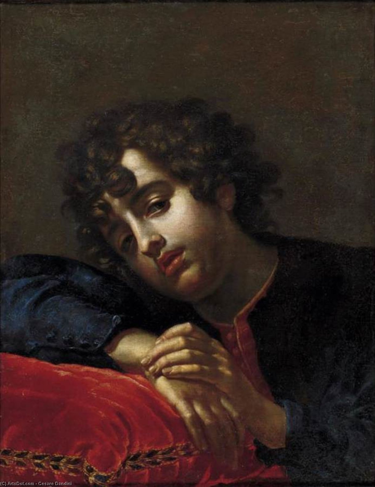 Wikioo.org - The Encyclopedia of Fine Arts - Painting, Artwork by Cesare Dandini - Portrait of a Boy