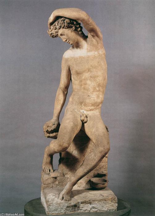 WikiOO.org - Encyclopedia of Fine Arts - Lukisan, Artwork Benvenuto Cellini - Narcissus